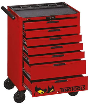 Teng Tools TCW807N 26" Pro Cabinet with 7 Drawers - Red