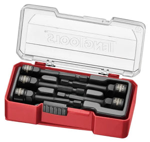 Teng Tools TJEP05 1/4″ Hex Bolt and Nut Extractor Set Cr-Mo 8-13mm | 5 Piece Set with Belt Clip Case