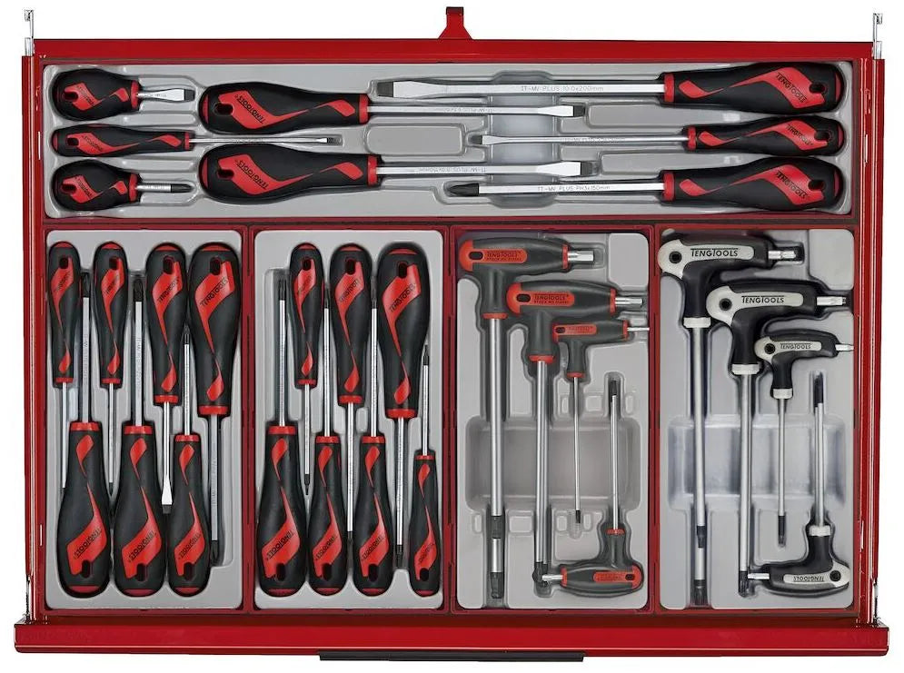 Teng Tools TKS26R753T 26" PRO35™ Stack Tool Kit 753 Pieces - Heavy-Duty 3-Tier Tool Storage for Automotive & Mechanical Professionals