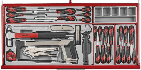 Teng Tools TKW37R663T 37" PRO35™ Roller Cabinet Tool Kit - 663 Piece Heavy-Duty Automotive Set
