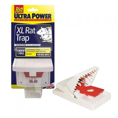 The Big Cheese Ultra Power XL Rat Trap | Extra Large, 50% More Powerful Trap for Effective Rat Control