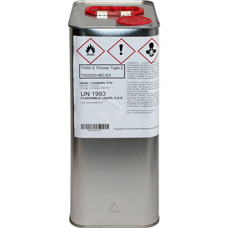Tractol Thinners TN02 5 Litre - Medium Evaporation Solvent for Optimal Paint Dilution