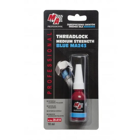 Threadlocker Medium Strength 10ml Blue