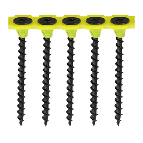 Timco Collated Drywall Screws - PH Bugle Head, Coarse Thread, Black (3.5mm x 50mm) - 1000 Screws