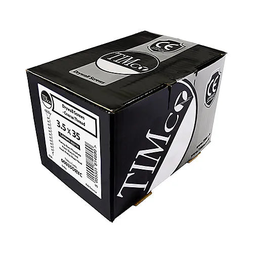 TIMCO Drywall Screws - Coarse Thread, Bugle Head, Black Phosphate (3.5mm x 45mm) - 1 Pack