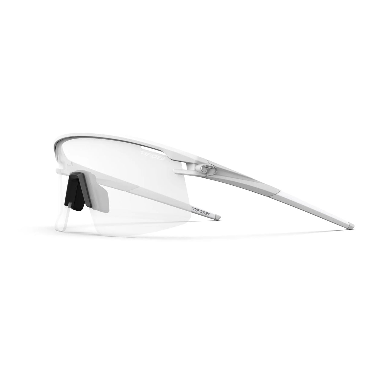 Tifosi Moab Lite Shield Fototec Sunglasses - Matte White | Adaptive Shield Lens for Cycling & Running