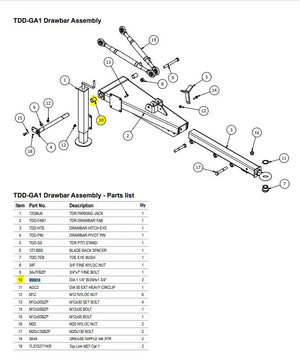 Bush Pivot SM800 Beam