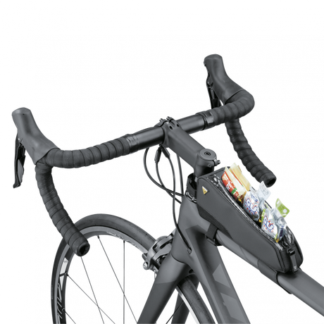 Topeak Fastfuel TriBag TC2301B - Top Tube Bag with Clear Cover & Dividers