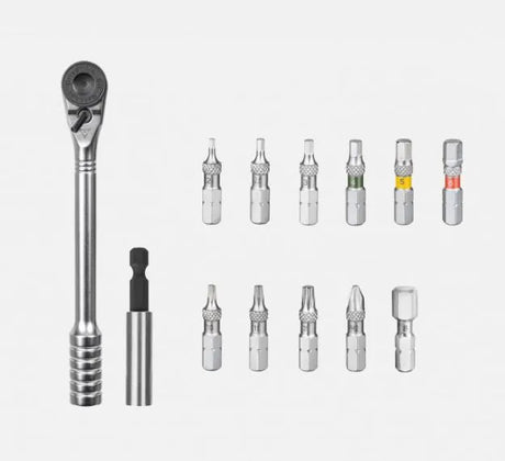 Topeak Ratchet Rocket Essential HD TT2633 - Heavy-Duty Bike Tool Kit with 15 Functions