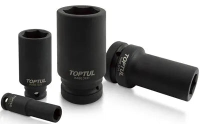 Toptul 1/2" Dr Deep Impact Socket 6pt x 13mm QKABE1613