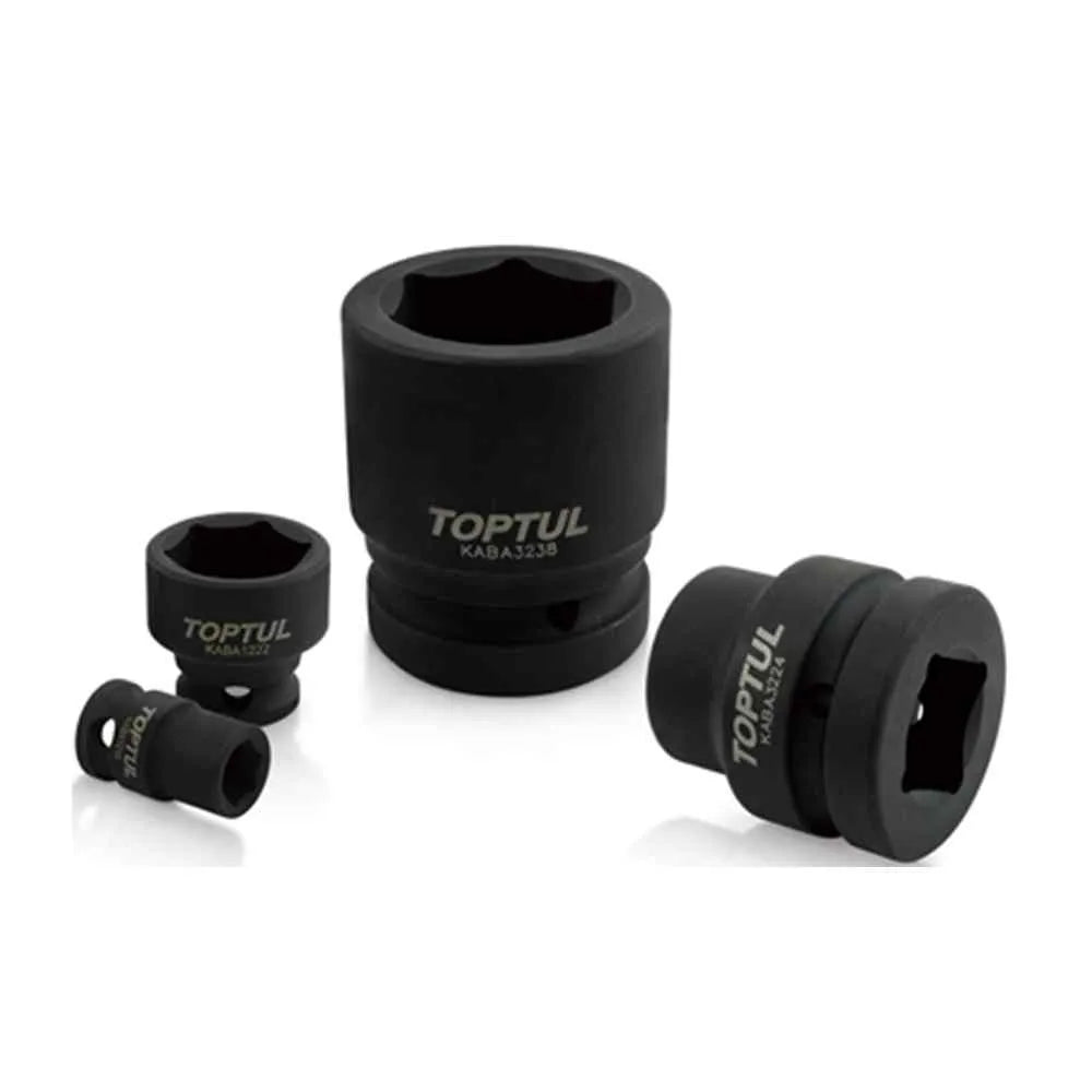 Toptul 1/2" Dr Impact Socket 6pt x 15mm QKABA1615