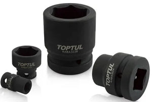 Toptul 1/2" Dr Impact Socket 6pt x 18mm QKABA1618 