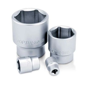 Toptul 1/2″ Dr Socket Satin 6pt x 26mm | QBAEA1626 | CR-V Metric