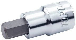 Toptul 1/2" Drive 14mm Hex Bit Socket - Satin Finish QBCDA1614