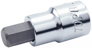 Toptul 1/2" Drive 14mm Hex Bit Socket - Satin Finish QBCDA1614