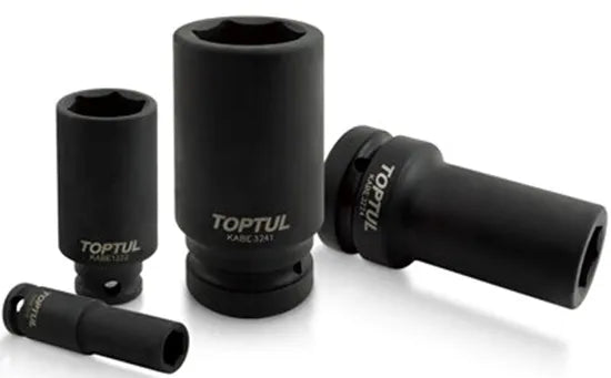 Toptul 1/2" Drive Deep Impact Socket 6-Point 30mm - QKABE1630