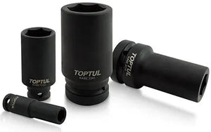 Toptul 1/2" Drive Deep Impact Socket 6pt 34mm - QKABE1634