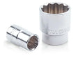 Toptul 1/2"Dr Socket Satin 12pt | Precision, Durable 12-Point Socket