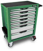 Toptul 320Pc Tool Trolley PRO PLUS SERIES - 7-Drawer QGT32017 | Satin Chrome Finish