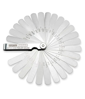 Toptul ICBA1026 Feeler Gauge Rounded 0.0015"-0.025"