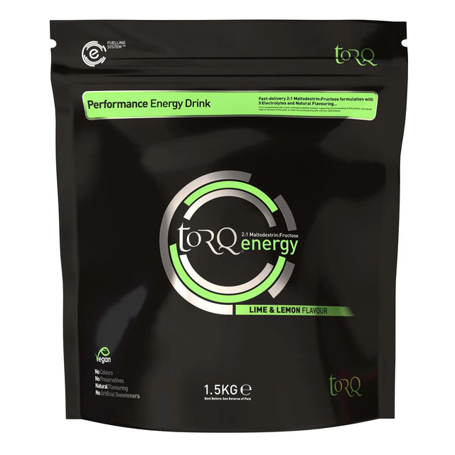 TORQ Energy Drink Powder - 1.5kg | 2:1 Maltodextrin:Fructose | Hydration & Electrolytes