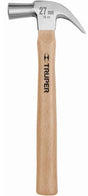 Truper 16oz Curved Claw Hammer - Durable Forged Steel Head with Comfortable Handle for Professional and DIY Use