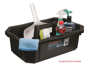 TRUPER 20" Plastic Tray Organizer - Durable Storage Solution for Tools, Hardware & Small Parts