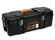 TRUPER 26" Plastic Toolbox - Durable, Spacious Storage Solution for Tools and Accessories