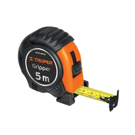 Truper 5m Reinforced Measuring Tape - Durable Metric Tape Measure for Trade & DIY