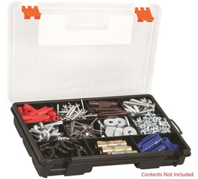 TRUPER 9" 11-Compartment Small Parts Organizer - Compact Storage for Screws, Bolts & Hardware