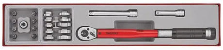 3/8" TORQUE WRENCH SET 20-110 NM TTX4 22 PIECES