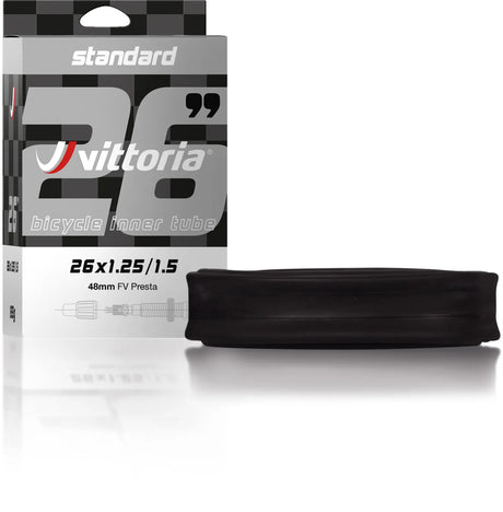 Vittoria Standard 29x2.50/3.0 Inner Tube with 48mm Schrader Valve - Heavy-Duty Bicycle Tube