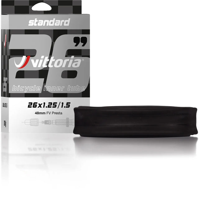 Vittoria Standard 29x2.50/3.0 Inner Tube with 48mm Schrader Valve - Heavy-Duty Bicycle Tube
