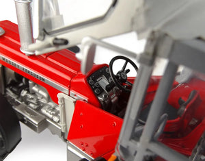 Massey Ferguson 1080 Model Tractor with Peko Cab 1:32 Scale 4WD Die-Cast by Universal Hobbies