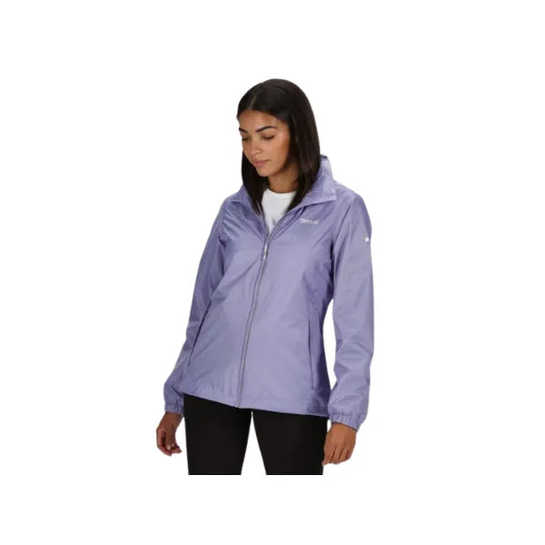 Regatta Women's Corinne IV Lightweight Waterproof Packaway Walking Jacket Lilac Bloom