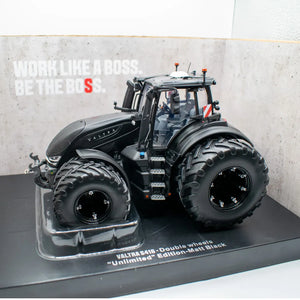 Valtra S416 Unlimited with double wheels matt black Model Tractor 1:32 Scale Die-Cast 4WD by Universal Hobbies