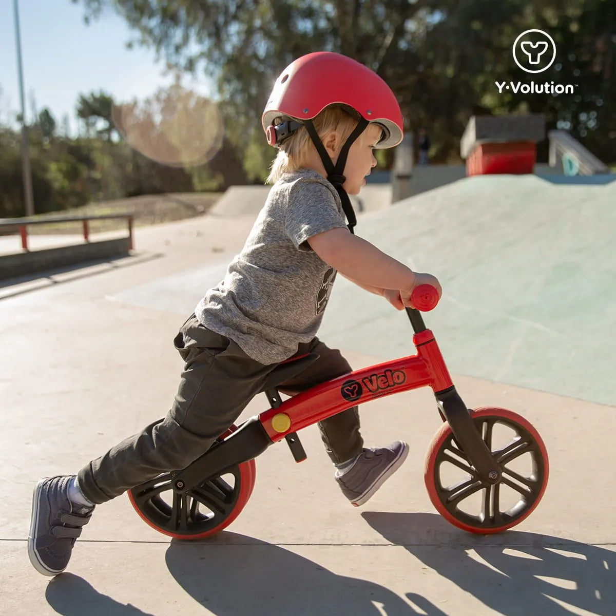 Yvolution Velo Junior Balance Bike Refresh Red