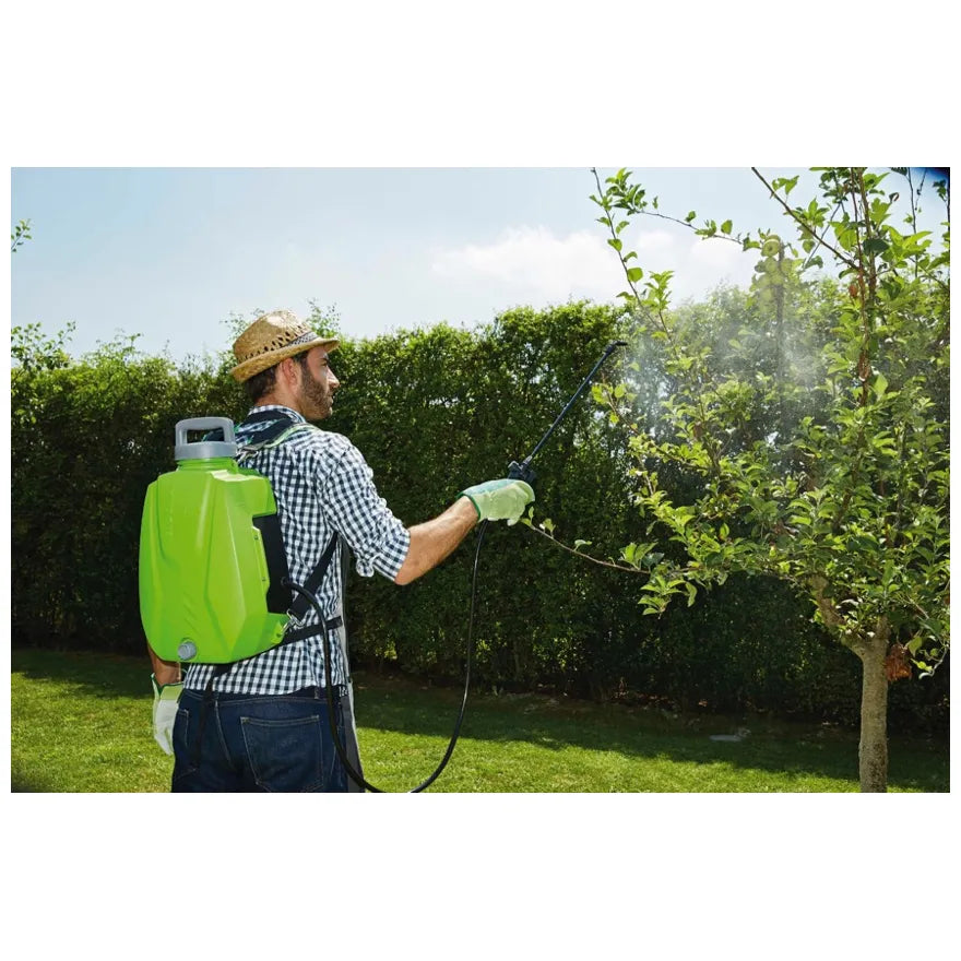 Verdemax Futura 8L Battery Powered Knapsack Sprayer | 12V 2.5Ah Battery Included | Fibreglass Lance