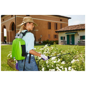 Verdemax Futura 8L Battery Powered Knapsack Sprayer | 12V 2.5Ah Battery Included | Fibreglass Lance