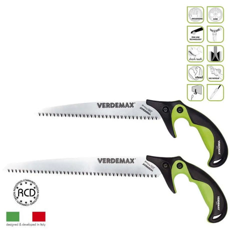 Verdemax Professional Fixed Handsaw - 24cm Blade | Sharp & Durable