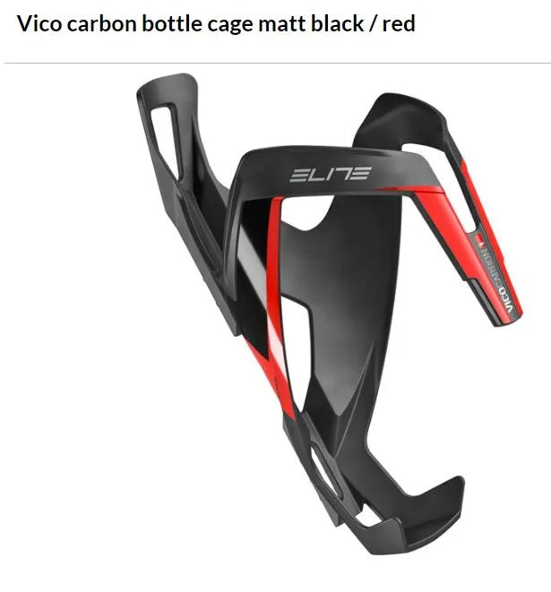 Vico Carbon Bottle Cage - Lightweight & Durable | Italian-Made by Elite