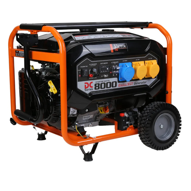Victor LC8000DCS 6kW Generator - 420cc Loncin Engine, 8KVA Power AVR
