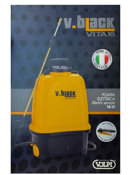Volpi V-Black E-Pro 16L battery operated spraying pump