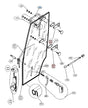 W25TS-04170 Kubota Ball and Socket Joint for Mauser Cab Frames & Doors