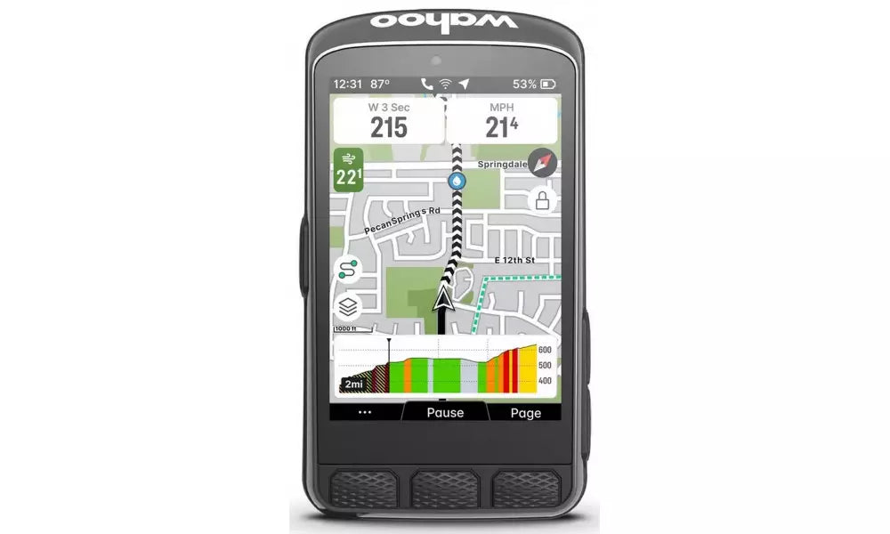 Wahoo ELEMNT Ace GPS Bike Computer - Touchscreen, Dual-Band GPS, 64GB Storage