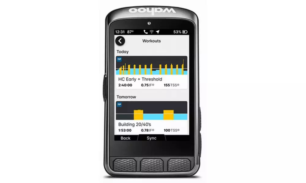 Wahoo ELEMNT Ace GPS Bike Computer - Touchscreen, Dual-Band GPS, 64GB Storage