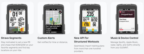 Wahoo ELEMNT BOLT 3 GPS Bike Computer - High-Performance Bike GPS with Smart Navigation