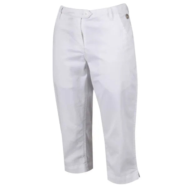 Regatta Kimberley Walsh Maleena II Casual Capri Trousers White
