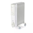 Warmlite 2kW Oil Filled Radiator - White BAR9102 | 9-Fin Portable Heater with Thermostat