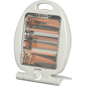 Warmlite 800W Folding Quartz Heater WL42006 - Compact Radiant Heater with 400/800W‑Settings & Foldable Base